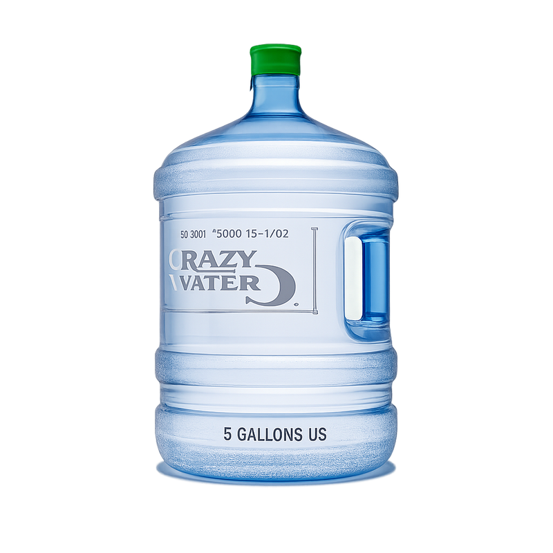 Crazy Water No. 3 – Bold Mineral Water – 5 Gallon BPA-Free Bottle
