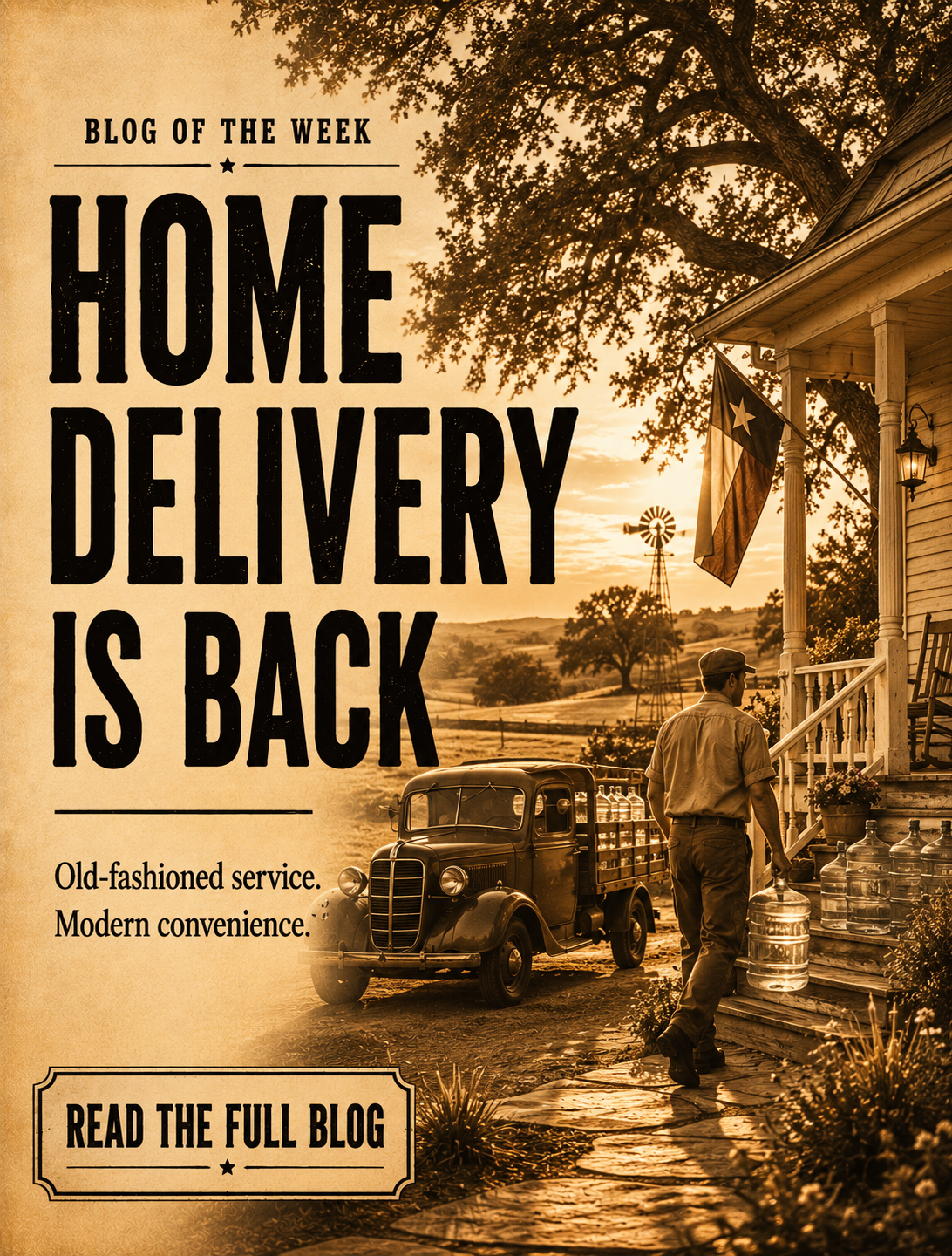 Home Water Delivery Is Making a Comeback