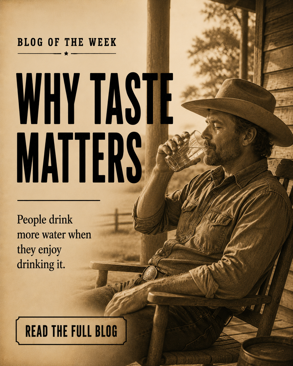 Why Taste Is One of the Most Important Parts of Hydration