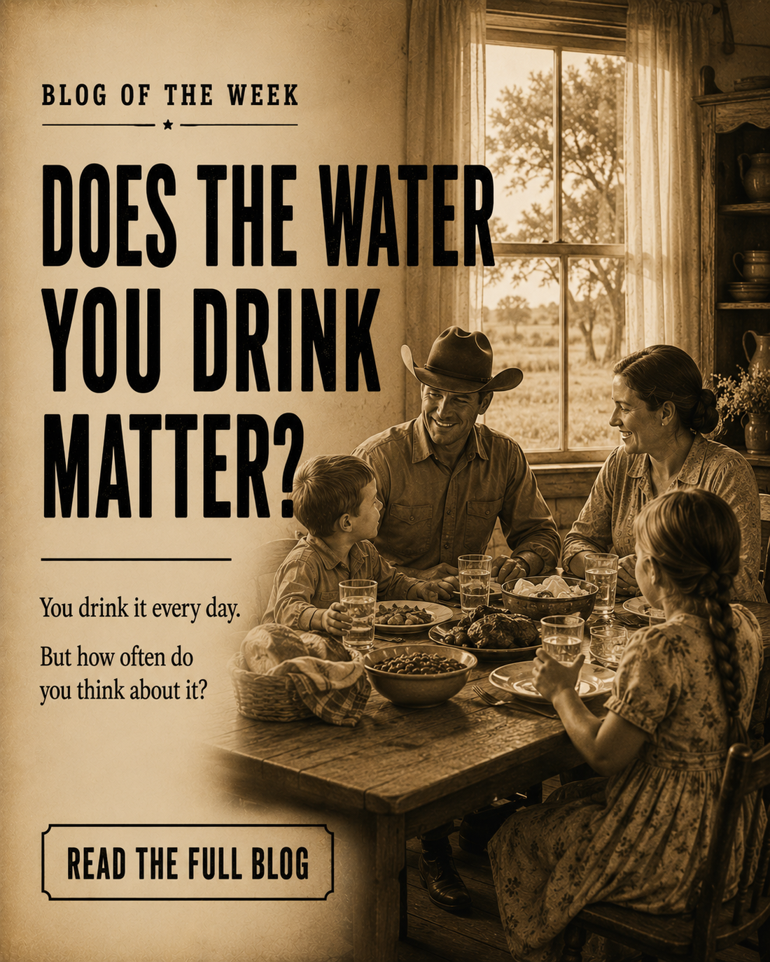 Crazy Water at a coffee shop