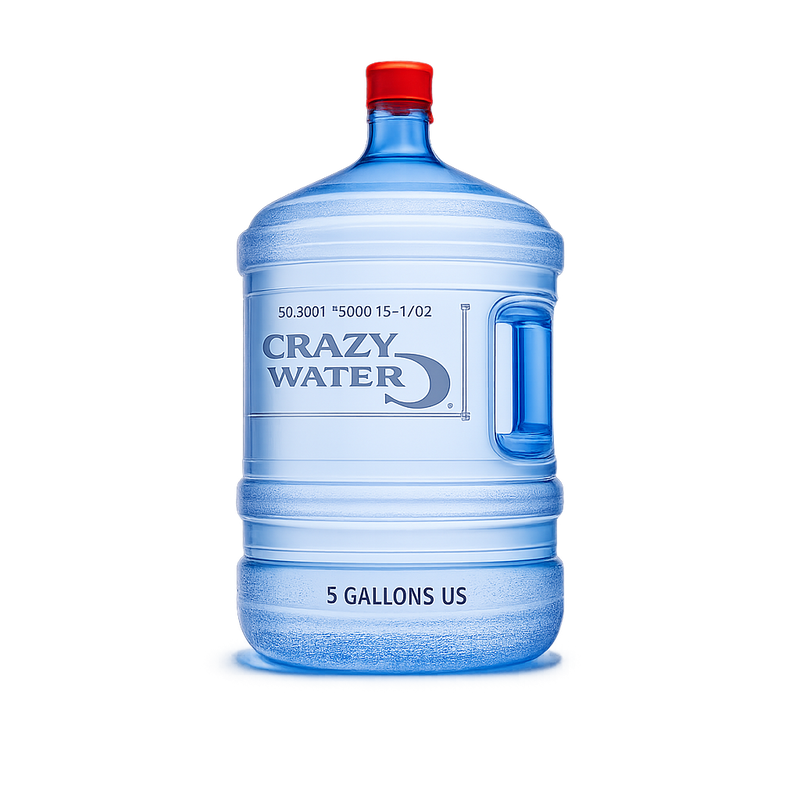 Crazy Water No. 4 – High Mineral Water – 5 Gallon BPA-Free Bottle