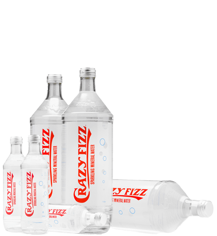 Crazy Water Sparkling (Fizz) – Mineral Water (All Sizes)