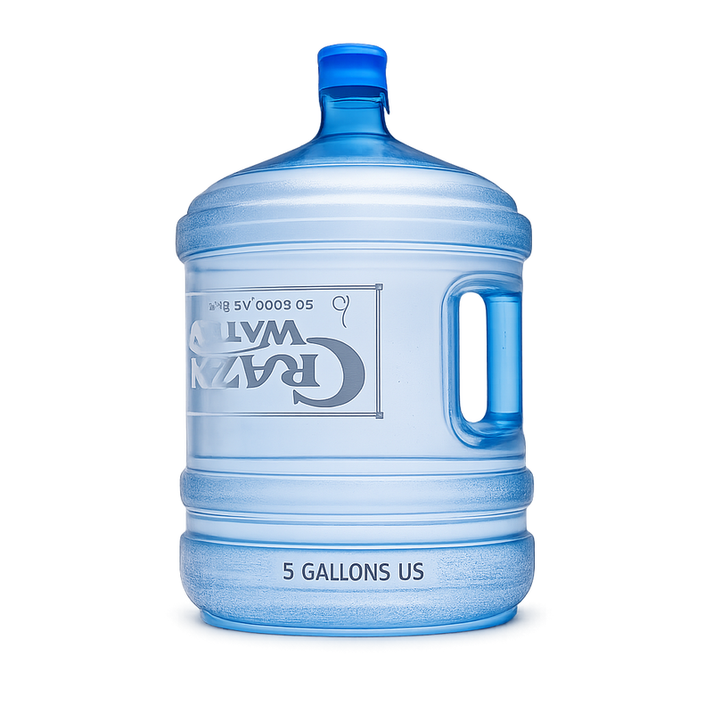 Crazy Water No. 2 – Medium Mineral Water – 5 Gallon BPA-Free Bottle
